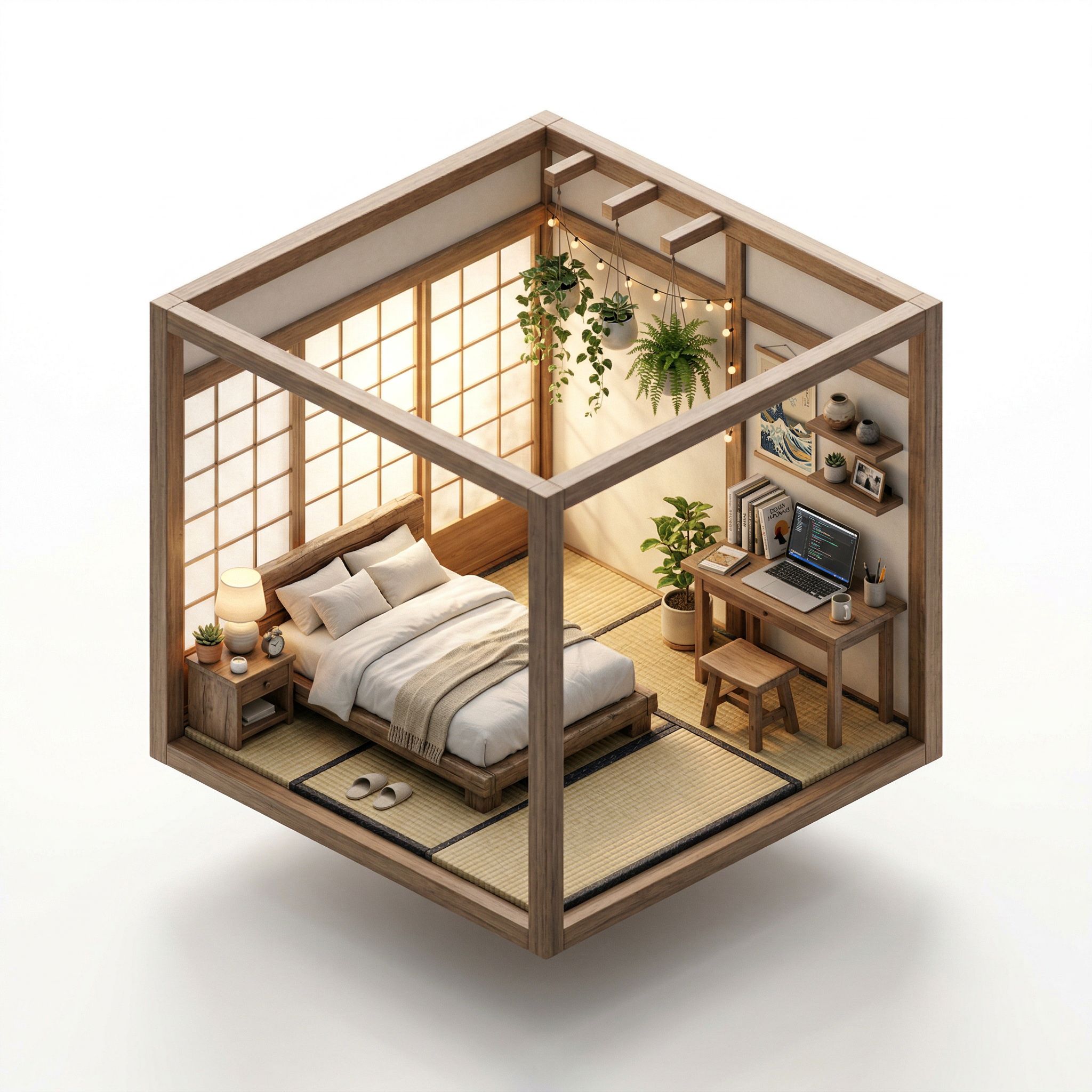 3D Miniature Isometric Room